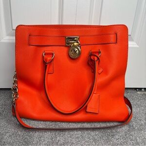 Michael Kors Orange Tote Bag